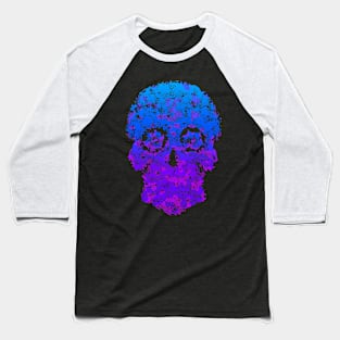 Colorful Skull Baseball T-Shirt